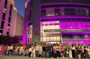 Disney Family Cancer Center Glows Pink for Breast Cancer Awareness Month