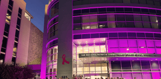 Disney Family Cancer Center Glows Pink for Breast Cancer Awareness Month