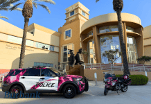 Burbank Police Go Pink in October for Breast Cancer Awareness Month