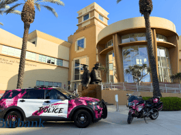 Burbank Police Go Pink in October for Breast Cancer Awareness Month