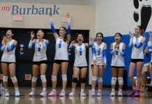 Burbank Girls Volleyball Aces First Playoff Test