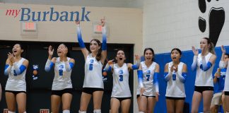 Burbank Girls Volleyball Aces First Playoff Test