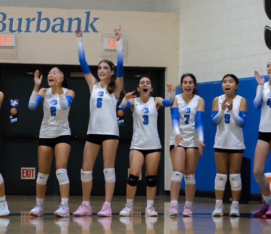 Burbank Girls Volleyball Aces First Playoff Test