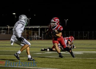 Burroughs Football Drills Visiting Gabrielino 35-7 In Boulder League Contest